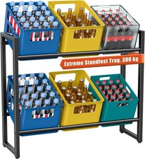 Getränkekistenregal aus