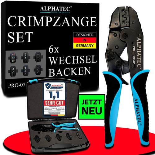 Alphatec crimpzange set mit - crimpzange,