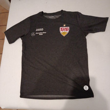 T-Shirt  dunkelgrau Jako VFB Stuttgart Mercedes Benz Gr. 140