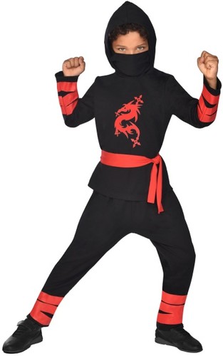 Kostüm roter ninja - kostüm,