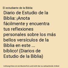 Diario de Estudio de la Biblia: ¡Anota fácilmente y encuentra tus reflexiones 