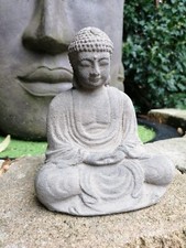Buddha Skulptur Figur Statue sitzend Meditation japanisch Japan Stein Deko 14cm