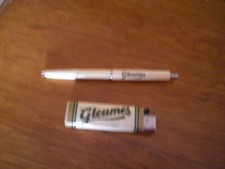 Bier Brauerei altes Feuerzeug / Kugelschreiber Gleumes Krefeld