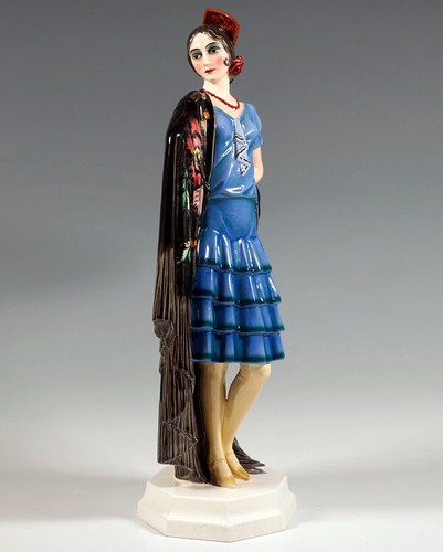 Keramos wien figur spanierin - keramos,