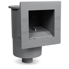 Skimmer-Set für Stahlwandpool Stahlwandbecken Farbe GRAU Einbauskimmer Pool