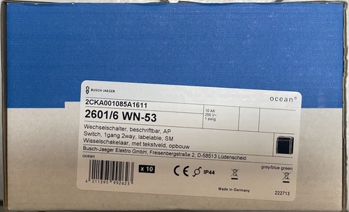 10x busch jaeger wippschalter - jaeger,