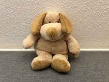 Nicotoy Hund Plüsch Stofftier 20cm Braun Beige Kuscheltier