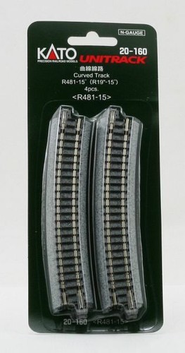 78109 kato gleis gebogen -  gleis,