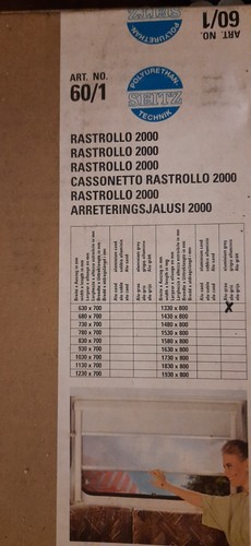 1stück cassetten rastrollo - 1stück,