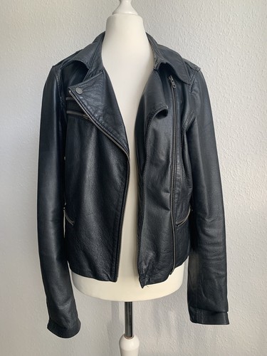 Echtlederjacke biker look - im,