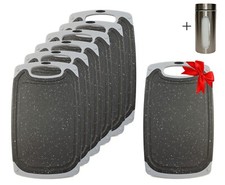 Frühstücksbrettchen 6er Set + 1 Brett gratis Schneidebrett Set spülmaschinenfest