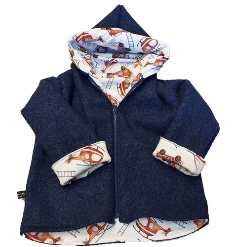 Wollwalkjacke wendejacke - wollwalkjacke,