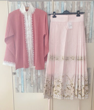 chinesische Style Kleidung  2er set Hochwertige 36 38 Rosa