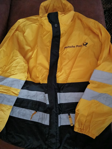 Deutsche post arbeitsjacke - post, m