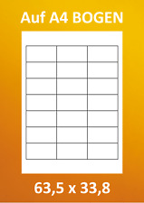 PREMIUM ETIKETTEN 63,5 x 33,8