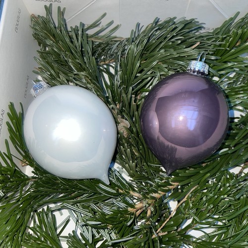 Glas weihnachtskugeln - 2, x