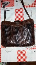 LEDERHANDTASCHE C3 PYTHONLEDER VINTAGE 1970