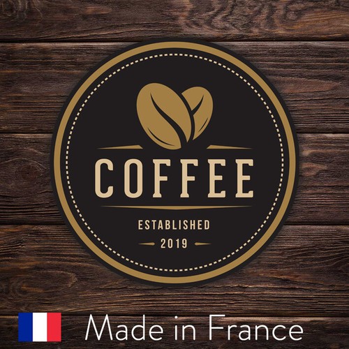 Coffee shop logo cafe bar - ,