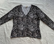 Leopardenbluse aus Viskose