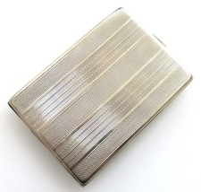 Art Déco Designer 800 Silber Zigarettenetui/ Zigarettendose - Warschau