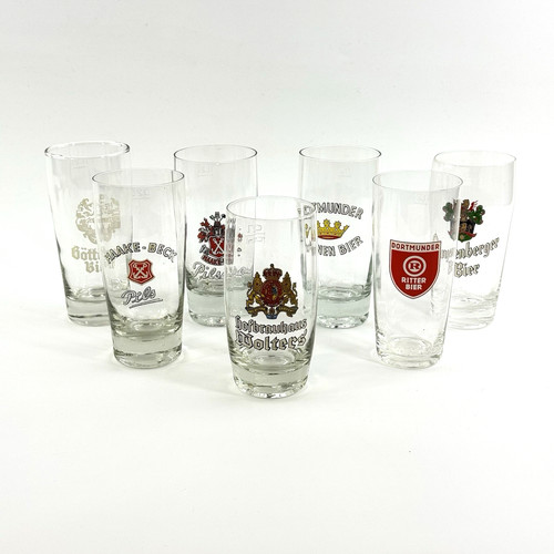 Vintage biergläser konvolut - biergläser,