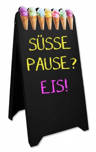 Kundenstopper eis werbung - kundenstopper,