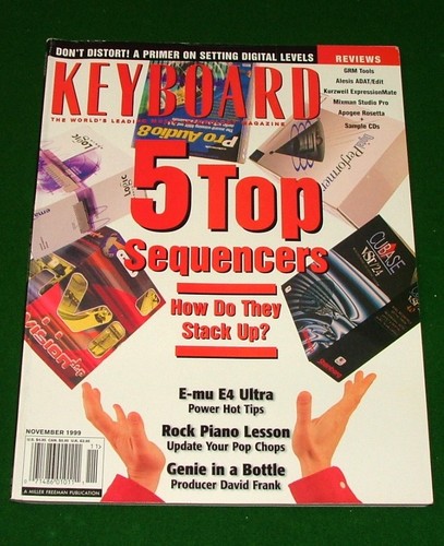 1999 keyboard magazine - keyboard,