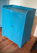 shabby chic kleiner Schrank, Vertiko, alt-türkis