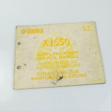 Yamaha XJ 650 Werkstatthandbuch Handbuch Reparaturanleitung Zusatz A2390