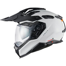 NEXX X.WED3 Plain perlweiß Fiberglas Adventure Helm ECE 22.06 L 59/60