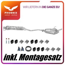 Opel Vectra B 1.6 1.8i 2.0 2.2 Auspuffanlage Mittel+Endschalldämpfer Auspuff