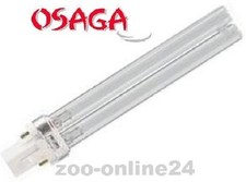 OSAGA UV-C Ersatzlampe 5-7-9-11-13-18 Watt; PL (Sockel G23) UVC Röhre-Lampe
