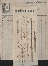 LEIPZIG, Rechnung und Quittung