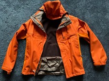 SALOMON Herren Skijacke 3in1 orange Snowboard L Schneebund Vintage top Details