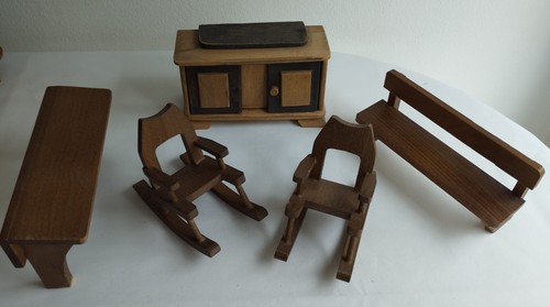 Vintage puppenstube puppenhaus - vintage,