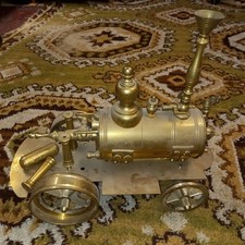 DAMPFWALZE Dampftraktor Modell 10kg Messing Altmetall Wertstoff brass recycling