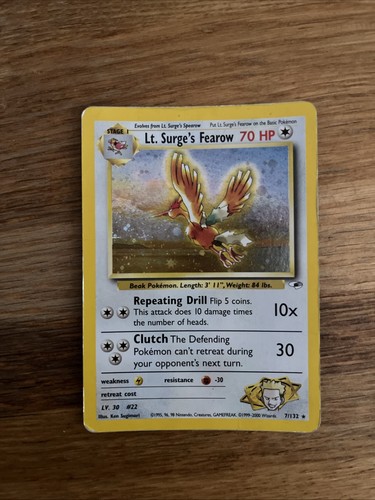 Pokémon karte surge s - pokémon, lt.
