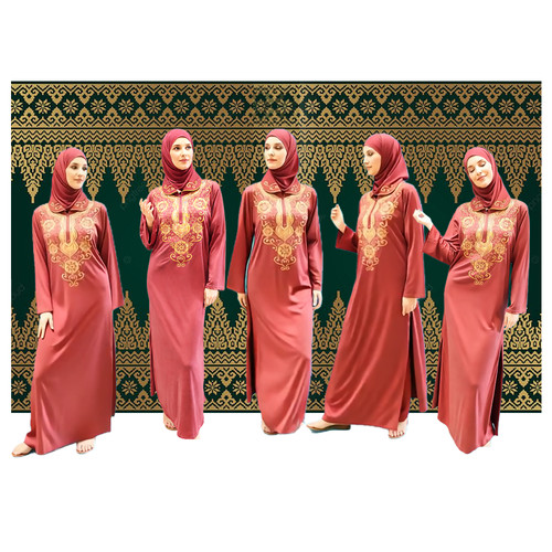 Damen moroccans stickerei - damen, maxi