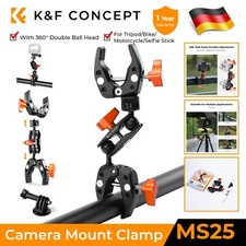 K&F Concept Magic Arm mit Doppelte Super Clamp mit Adapter für Action-Kamera