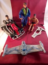 3 GI Joe Figuren Hasbro, Action Man, Max Steel, Glider, Kettcar Boxer Sky Strike