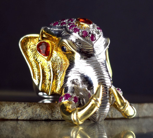 Ring silber 925 750 gold - silber,