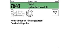 Reyher Hohlschraube DIN 7643