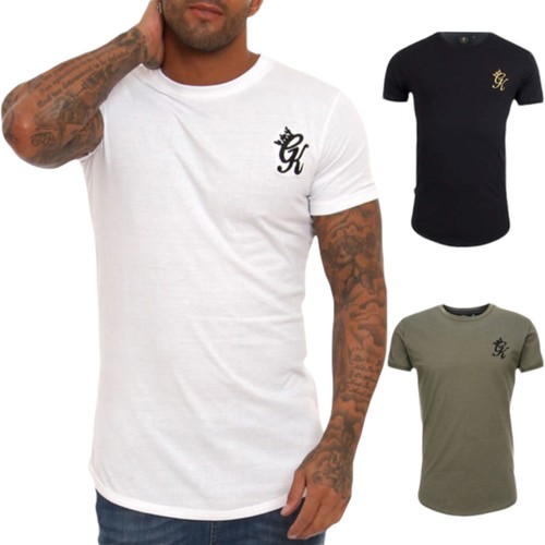Gym king longline fitted tee - gym,