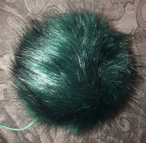 Fellbommel pelzbommel grün - fellbommel,pelzbommel,,