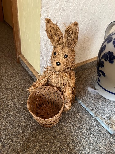 Deko osterhase stroh - osterhase, ca