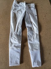 Weiße Turnierreithose von Spooks. Gr. Xs