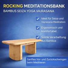 Rocking Meditationsbank Bambus