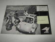 Heinkel Kabine original Prospekt französisch