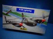 1/72 HELLER (1985): Lockheed P-38  " Lightning "( 1 Decal Optionen )