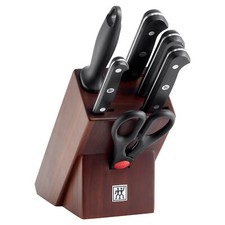ZWILLING GOURMET Messerblock 7 teilig mit Wetzstahl und Schere